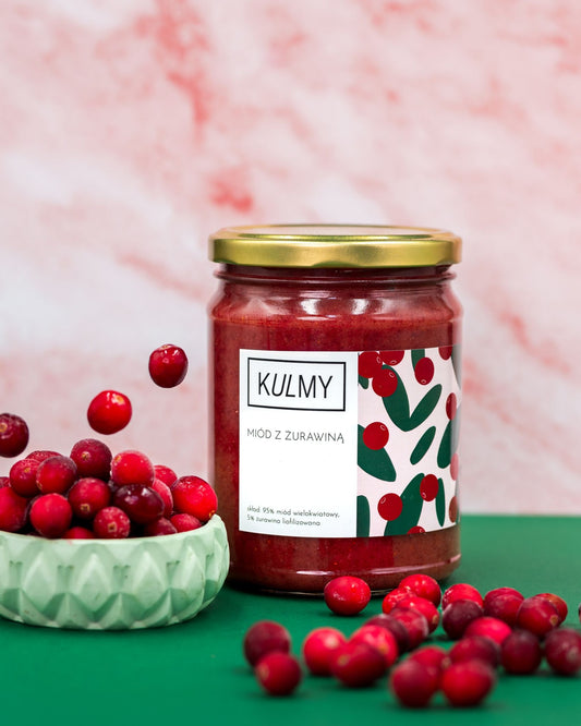 MIÓD Z ŻURAWINĄ